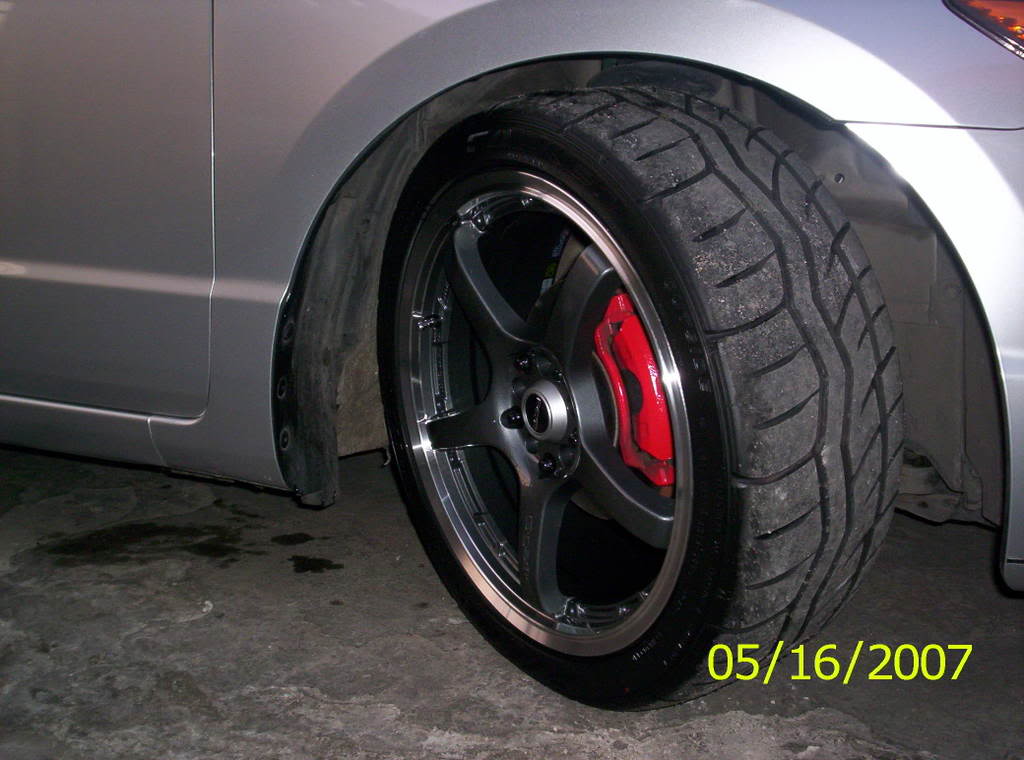 photo 2 Honda Civic custom wheels G-GAMES 77W  18x7.5, ET +43, tire size 225/40 R18. x ET 