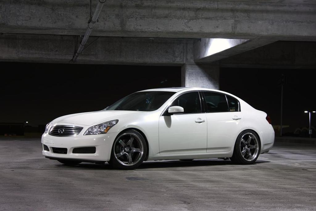 photo 1 Infiniti G35 custom wheels Rays Engineering G-games 99B 19x9.5, ET +35, tire size 245/40 R19. 19x10.5 ET+40 275/35 R19