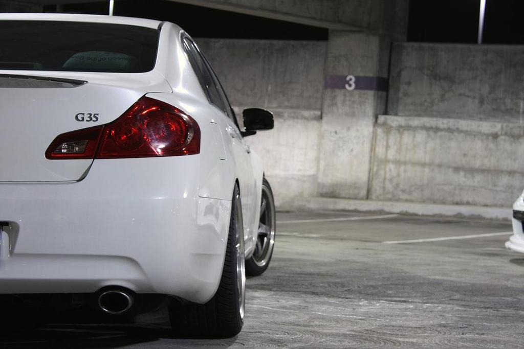 photo 5 Infiniti G35 custom wheels Rays Engineering G-games 99B 19x9.5, ET +35, tire size 245/40 R19. 19x10.5 ET+40 275/35 R19