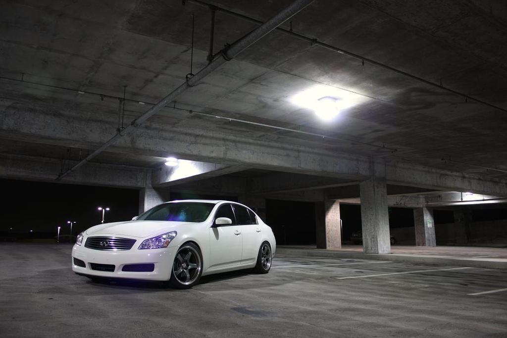 photo 6 Infiniti G35 custom wheels Rays Engineering G-games 99B 19x9.5, ET +35, tire size 245/40 R19. 19x10.5 ET+40 275/35 R19
