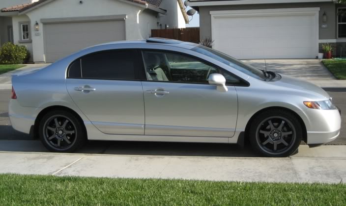 photo 1 Honda Civic custom wheels 17x, ET , tire size 215/45 R17. x ET