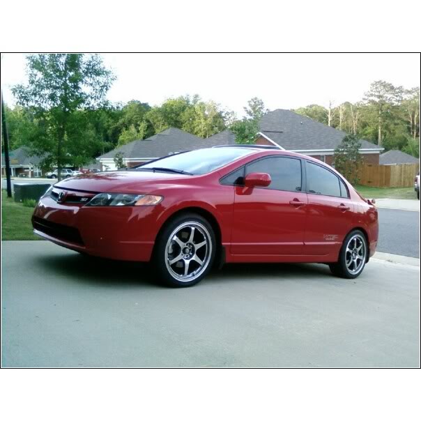 photo 1 Honda Civic custom wheels 5Zigen  GN+ 18x7.5, ET +35, tire size 225/40 R18. x ET 