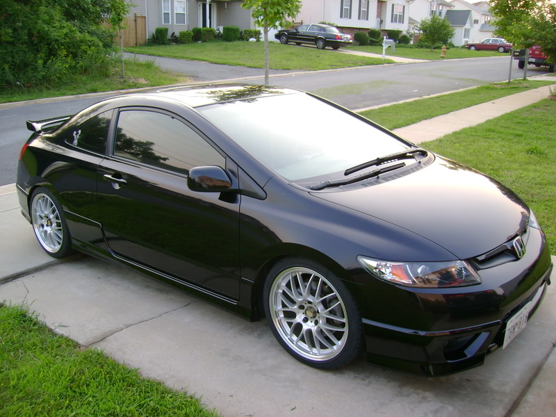 photo 1 Honda Civic custom wheels Volk SE37A 18x7.5, ET +42, tire size X R18. 18x7.5 ET+35 