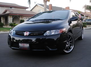 photo 1 Honda Civic custom wheels Kyowa KR206 18x7.5, ET +45, tire size 215/35 R18. x ET