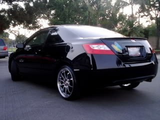 photo 2 Honda Civic custom wheels Kyowa KR206 18x7.5, ET +45, tire size 215/35 R18. x ET