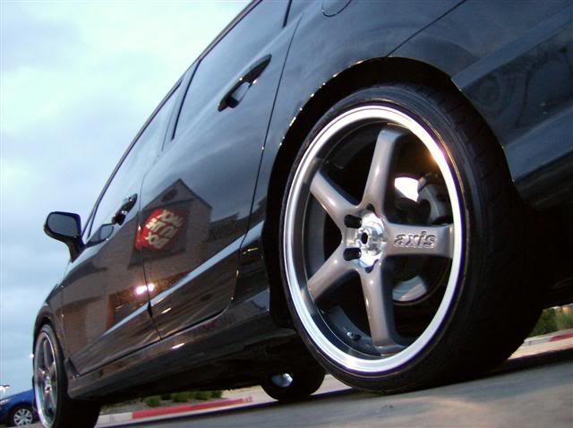 photo 1 Honda Civic custom wheels Axis Hiro  19x8.5, ET , tire size 225/35 R19. x ET 