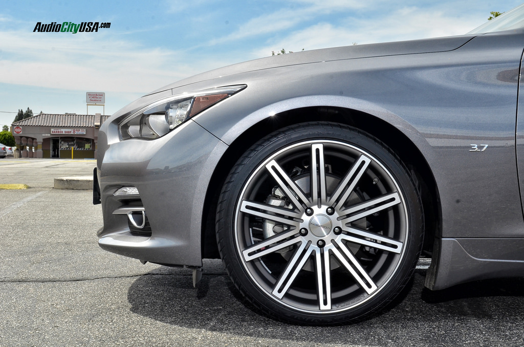 photo 1 Infiniti Q50 custom wheels Vossen CV4 20x9.0, ET , tire size 235/35 R20. x ET