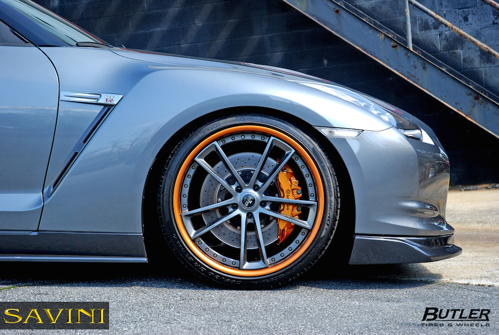 photo 1 Nissan GT-R custom wheels Savini SV51-C 21x10.5, ET , tire size 285/30 R21. 21x12.5 ET 355/25 R21