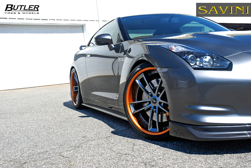 photo 3 Nissan GT-R custom wheels Savini SV51-C 21x10.5, ET , tire size 285/30 R21. 21x12.5 ET 355/25 R21