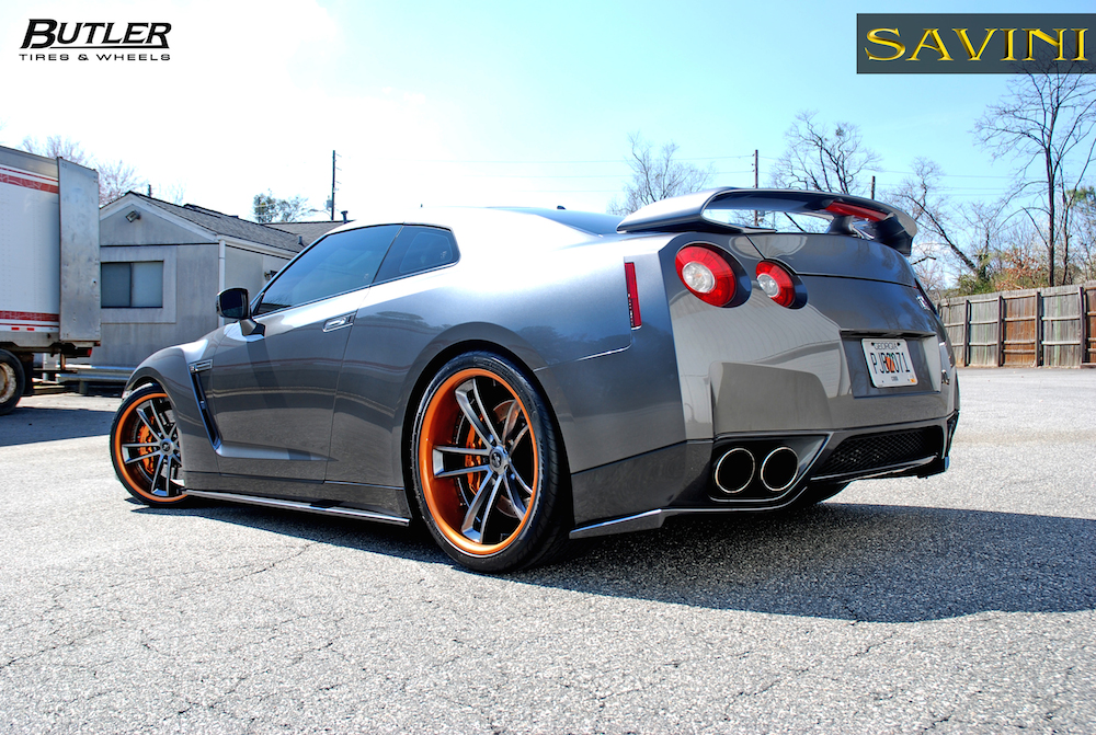 photo 4 Nissan GT-R custom wheels Savini SV51-C 21x10.5, ET , tire size 285/30 R21. 21x12.5 ET 355/25 R21