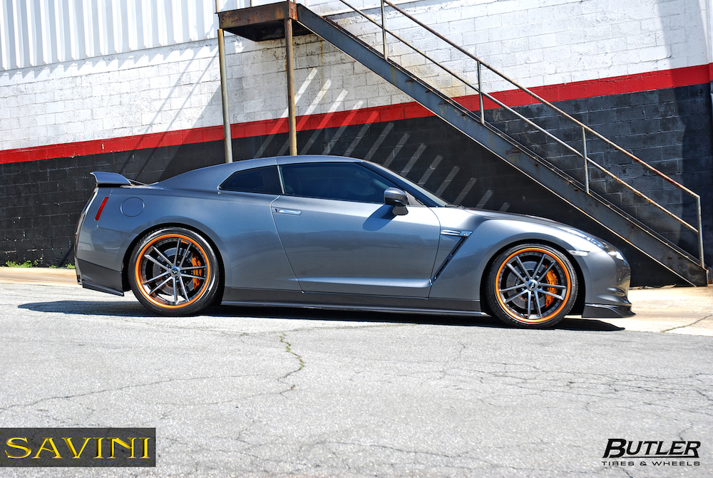 photo 6 Nissan GT-R custom wheels Savini SV51-C 21x10.5, ET , tire size 285/30 R21. 21x12.5 ET 355/25 R21