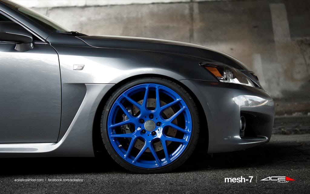 photo 1 Lexus IS-F custom wheels Ace Mesh-7 20x8.5, ET , tire size X R20. 20x10.0 ET 