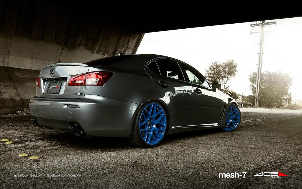 photo 3 Lexus IS-F custom wheels Ace Mesh-7 20x8.5, ET , tire size X R20. 20x10.0 ET 