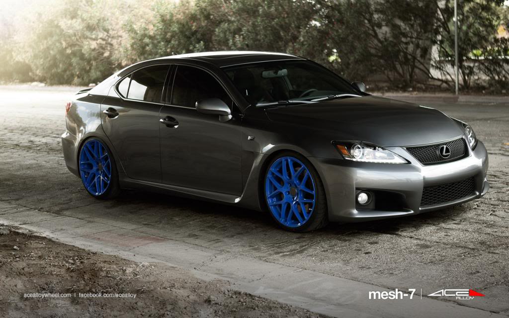 photo 5 Lexus IS-F custom wheels Ace Mesh-7 20x8.5, ET , tire size X R20. 20x10.0 ET 