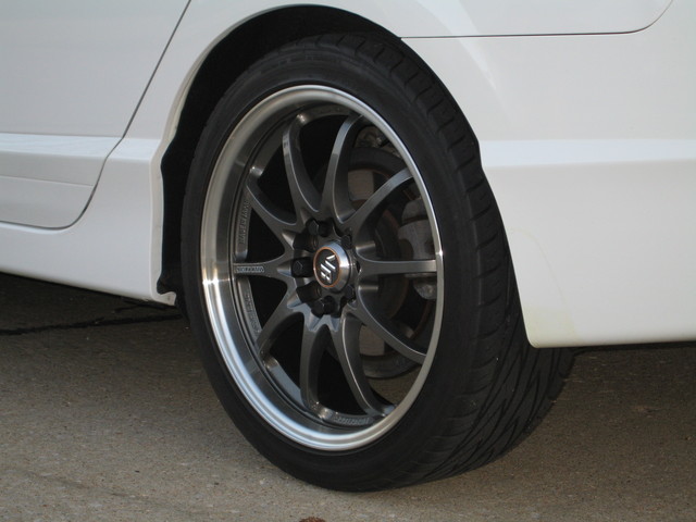 photo 1 Honda Civic custom wheels Volk LE28 18x7.5, ET +43, tire size 225/40 R18. x ET 