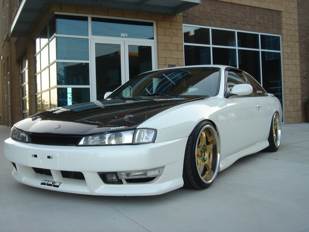 photo 4 Nissan S14 custom wheels Rays Engineering Gram Lights 57Pro 17x10.0, ET +5, tire size 225/35 R17. 18x10.0 ET+14 225/40 R18