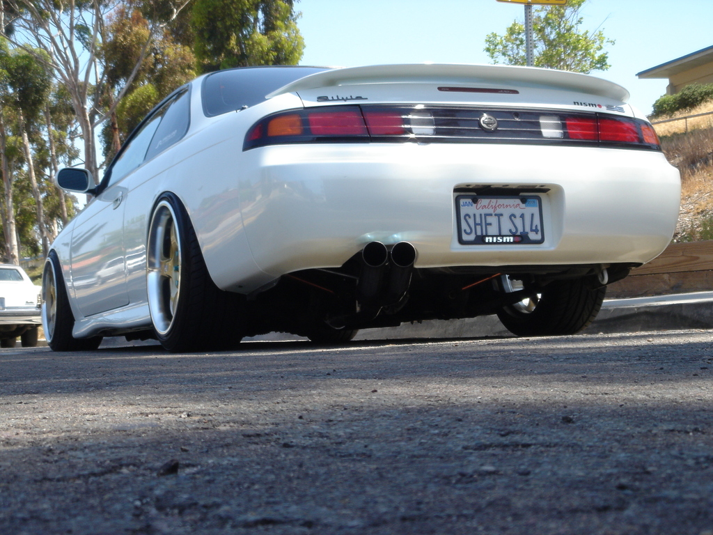 photo 9 Nissan S14 custom wheels Rays Engineering Gram Lights 57Pro 17x10.0, ET +5, tire size 225/35 R17. 18x10.0 ET+14 225/40 R18