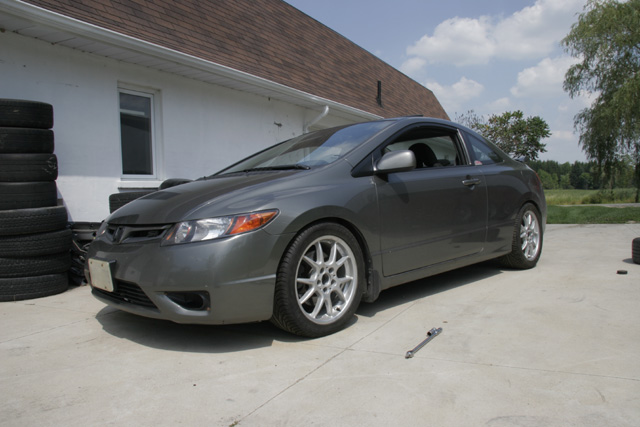 photo 2 Honda Civic custom wheels BBS RK 17x8.0, ET +42, tire size 255/40 R17. x ET 