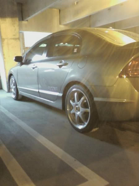 photo 3 Honda Civic custom wheels Motegi FF7 18x7.5, ET , tire size 215/40 R18. x ET 