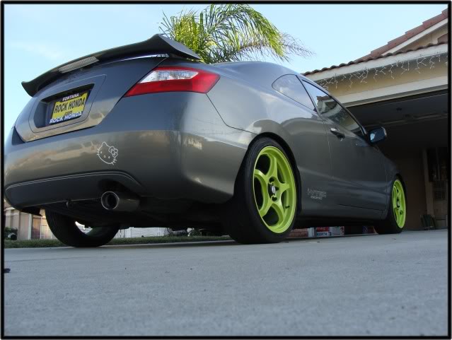 photo 1 Honda Civic custom wheels 5Zigen FN01R-C 18x8.5, ET +38, tire size X R18. x ET