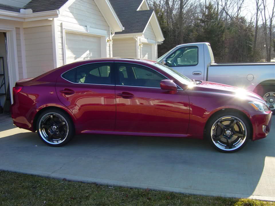 photo 1 Lexus IS 350 custom wheels Volk SF Challenge 19x8.5, ET +34, tire size 235/35 R19. 19x9.5 ET+40 275/30 R19