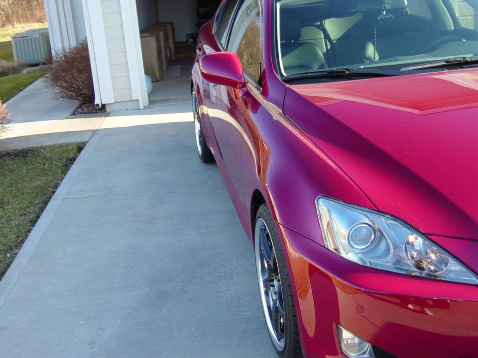 photo 2 Lexus IS 350 custom wheels Volk SF Challenge 19x8.5, ET +34, tire size 235/35 R19. 19x9.5 ET+40 275/30 R19