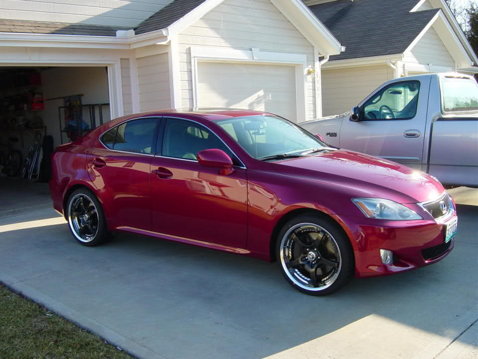 photo 3 Lexus IS 350 custom wheels Volk SF Challenge 19x8.5, ET +34, tire size 235/35 R19. 19x9.5 ET+40 275/30 R19