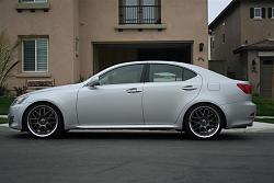 photo 2 Lexus IS 350 custom wheels Volk SF-Winning  19x8.5, ET +38, tire size 235/35 R19. 19x9.5 ET+42 275/30 R19