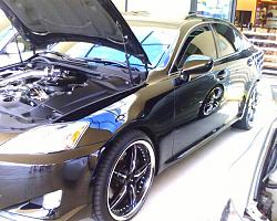 photo 4 Lexus IS 350 custom wheels Foose DF-5 20x8.5, ET +38, tire size 225/35 R20. 20x10.0 ET+43 275/30 R20