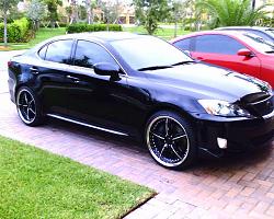 photo 5 Lexus IS 350 custom wheels Foose DF-5 20x8.5, ET +38, tire size 225/35 R20. 20x10.0 ET+43 275/30 R20