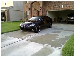 photo 3 Lexus IS 250 custom wheels 20x8.5, ET , tire size 225/30 R20. 20x9.5 ET 255/30 R20