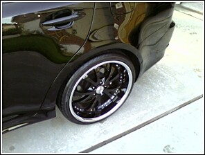 photo 5 Lexus IS 250 custom wheels 20x8.5, ET , tire size 225/30 R20. 20x9.5 ET 255/30 R20