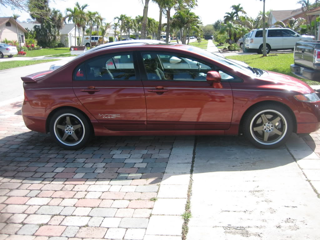 photo 2 Honda Civic custom wheels Enkei EV5 17x, ET +45, tire size 215/45 R17. x ET 