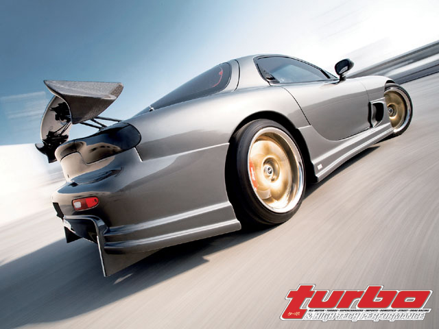 photo 2 Mazda RX-7 custom wheels Rays Engineering Gram Lights 57Pro 18x8.5, ET +28, tire size 245/40 R18. 18x9.0 ET+33 255/40 R18