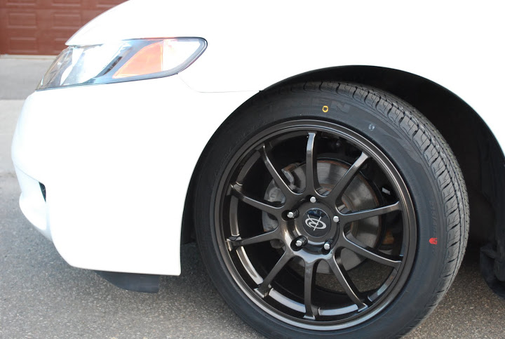 photo 2 Honda Civic custom wheels Rota G-Force 17x8.0, ET +48, tire size 215/45 R17. x ET 