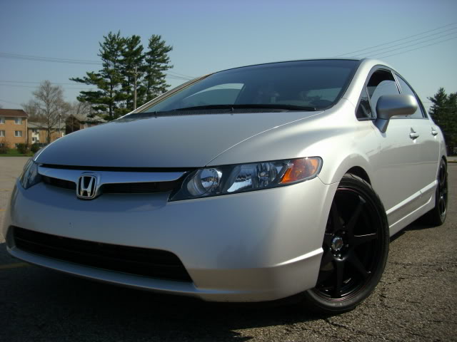 photo 2 Honda Civic custom wheels Drag  18x7.5, ET +42, tire size 235/40 R18. x ET 