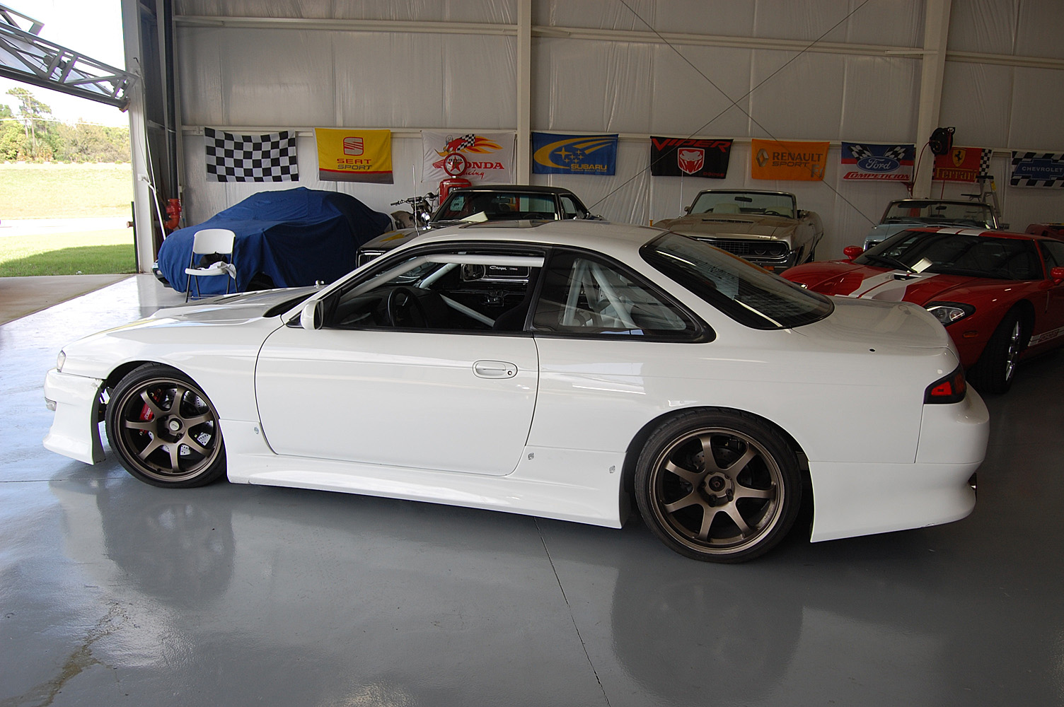 photo 8 Nissan S14 custom wheels MB Weapon 18x9.0, ET +15, tire size 225/40 R18. x ET 