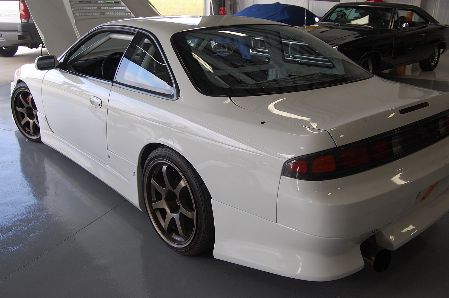 photo 9 Nissan S14 custom wheels MB Weapon 18x9.0, ET +15, tire size 225/40 R18. x ET 