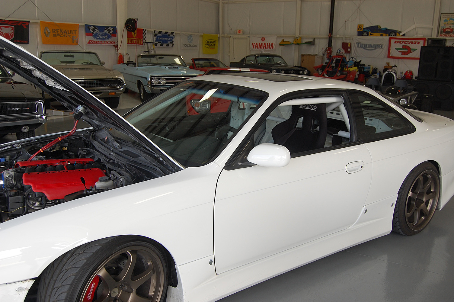 photo 10 Nissan S14 custom wheels MB Weapon 18x9.0, ET +15, tire size 225/40 R18. x ET 