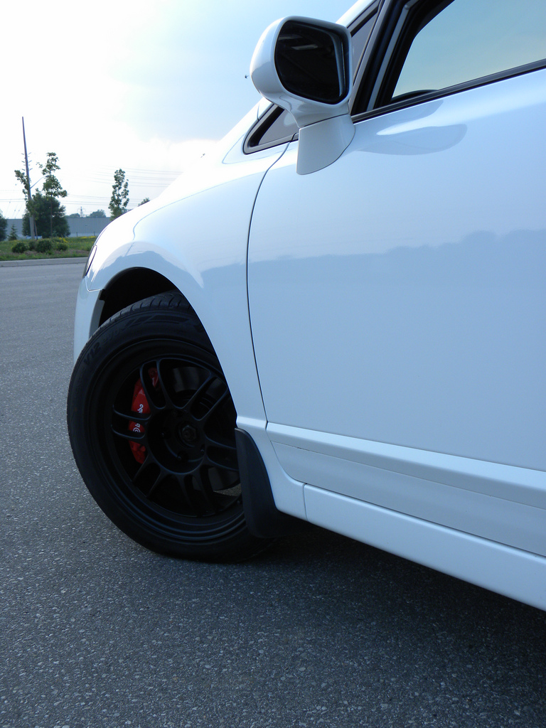 photo 2 Honda Civic custom wheels Enkei RPF1 17x8.5, ET +40, tire size 235/45 R17. x ET
