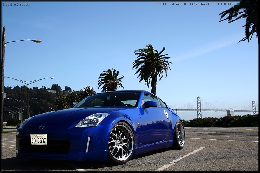 photo 2 Nissan 350Z custom wheels Rays Engineering Volk Racing SF Winning 19x9.5, ET +19, tire size 255/30 R19. 19x10.5 ET+17 295/30 R19