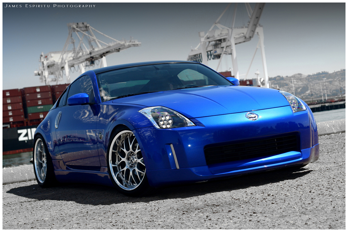 photo 3 Nissan 350Z custom wheels Rays Engineering Volk Racing SF Winning 19x9.5, ET +19, tire size 255/30 R19. 19x10.5 ET+17 295/30 R19