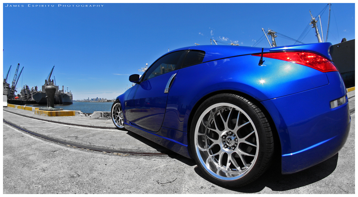 photo 9 Nissan 350Z custom wheels Rays Engineering Volk Racing SF Winning 19x9.5, ET +19, tire size 255/30 R19. 19x10.5 ET+17 295/30 R19