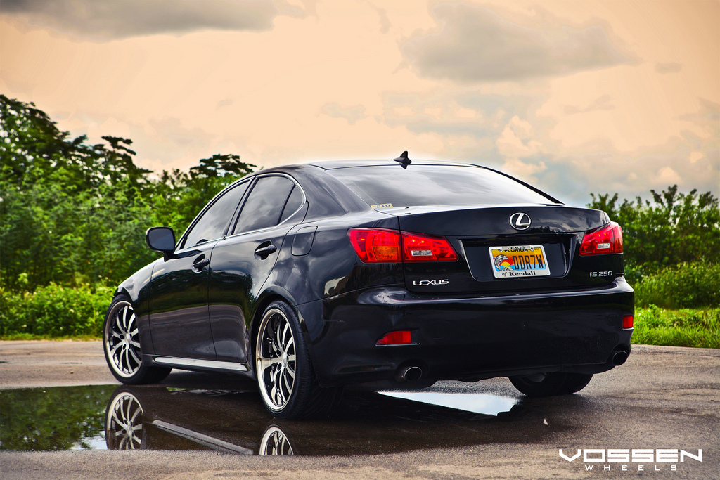 photo 6 Lexus IS 250 custom wheels Vossen VVS083 19x8.5, ET +32, tire size 235/35 R19. 19x10.0 ET+38 265/30 R19