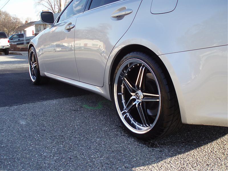 photo 5 Lexus IS 350 custom wheels Nitto 555 x, ET , tire size 235/35 R. x ET 265/30 R