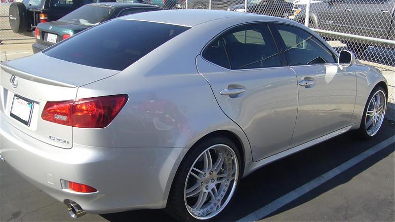 photo 1 Lexus IS 250 custom wheels iForged Daytona 20x8.5, ET , tire size 235/30 R20. 20x10.0 ET 275/30 R20