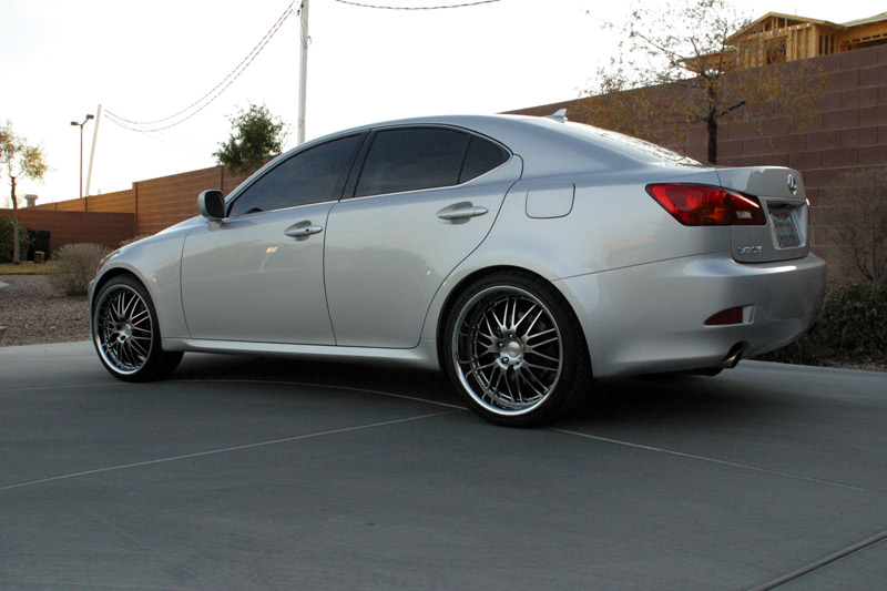 photo 1 Lexus IS 350 custom wheels NAD 4 Hyper Black 20x8.5, ET , tire size 235/35 R20. 20x5.0 ET 275/30 R20
