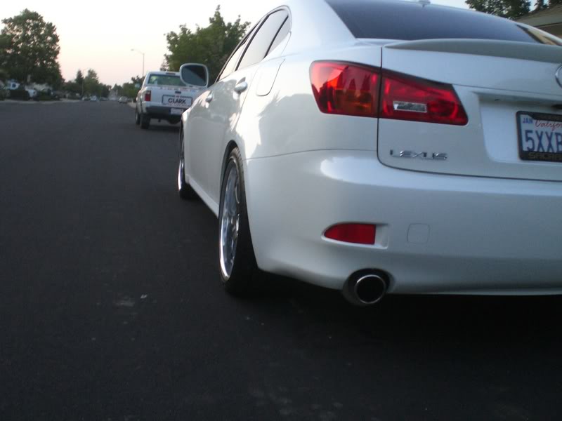photo 3 Lexus IS 250 custom wheels Volk GT-7's 19x9.5, ET +36, tire size 275/30 R19. 19x8.5 ET+32 245/35 R19