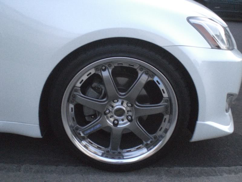photo 1 Lexus IS 250 custom wheels Volk GT-7's 19x9.5, ET +36, tire size 275/30 R19. 19x8.5 ET+32 245/35 R19