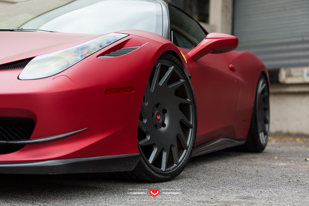 photo 1 Ferrari 458 Italia custom wheels Vossen VPS-313 21x9.0, ET , tire size X R21. 22x12.5 ET